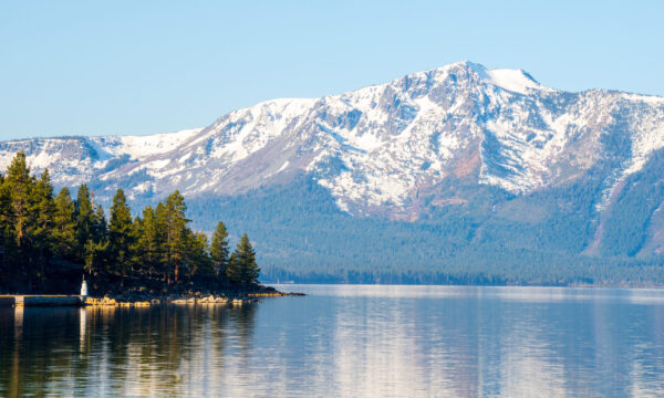 Mt Tallac landscape in Lake Tahoe