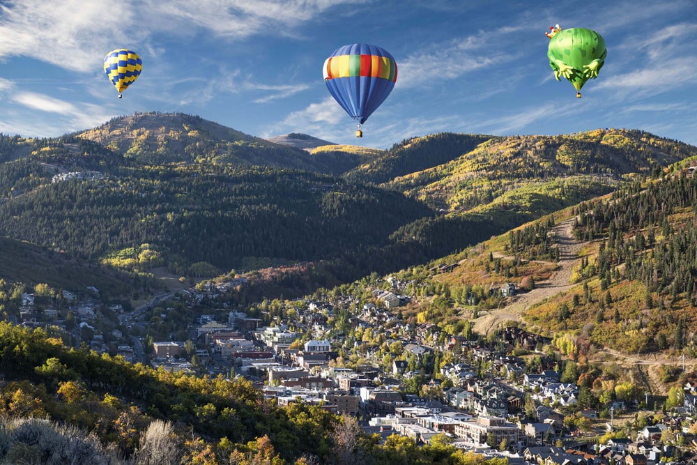 Hot Air Balloons at Visit Park City